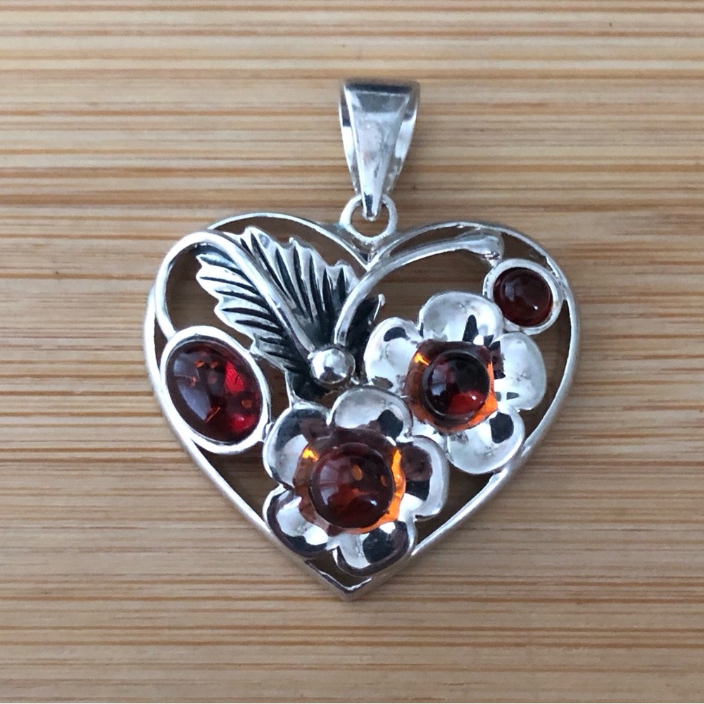 $54  Designer Estate Pendant & Chain  Sterling Silver  Marked 925 & FAD 925 THAI - Picture 5 of 10